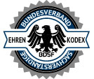Urkunde Ehrenkodex BDSF